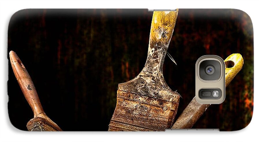 Paint Brushes Galaxy S7 Case featuring the photograph Workout by Shirley Mangini