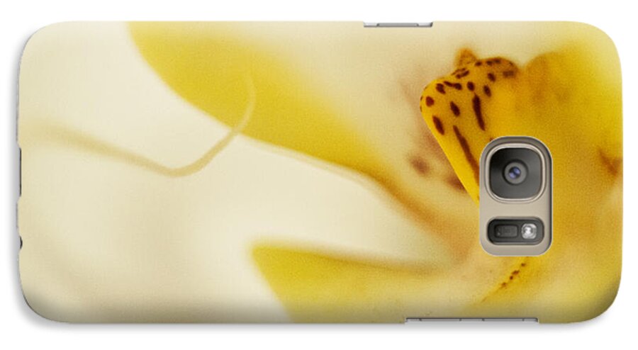 Yello Galaxy S7 Case featuring the photograph Yellow Orchid by Bradley R Youngberg