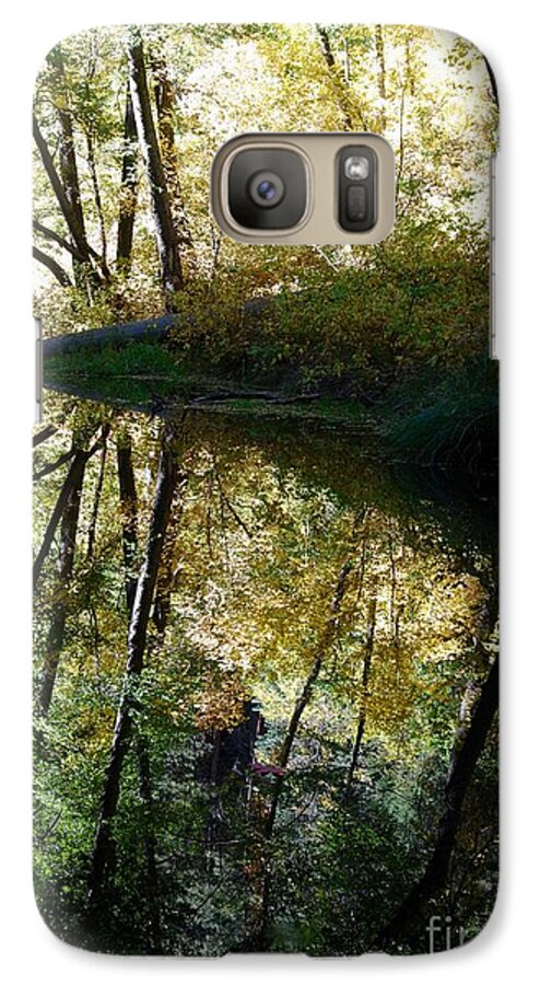 During The Fall Season Galaxy S7 Case featuring the photograph Oak Creek Reflection #4 by Tam Ryan