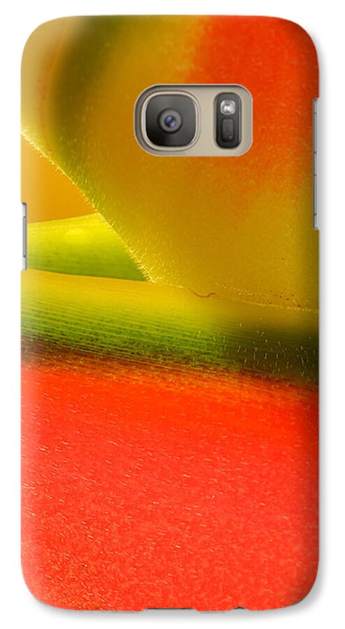 Flowers Galaxy S7 Case featuring the photograph Photograph of a Lobster Claws Heliconia #4 by Perla Copernik