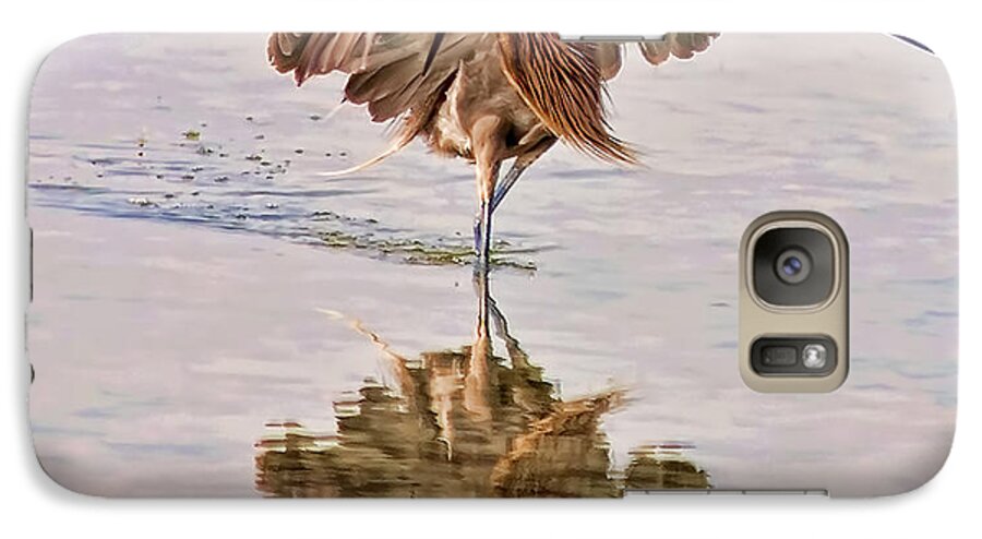 Bird Galaxy S7 Case featuring the photograph Attack Dance by Steven Sparks