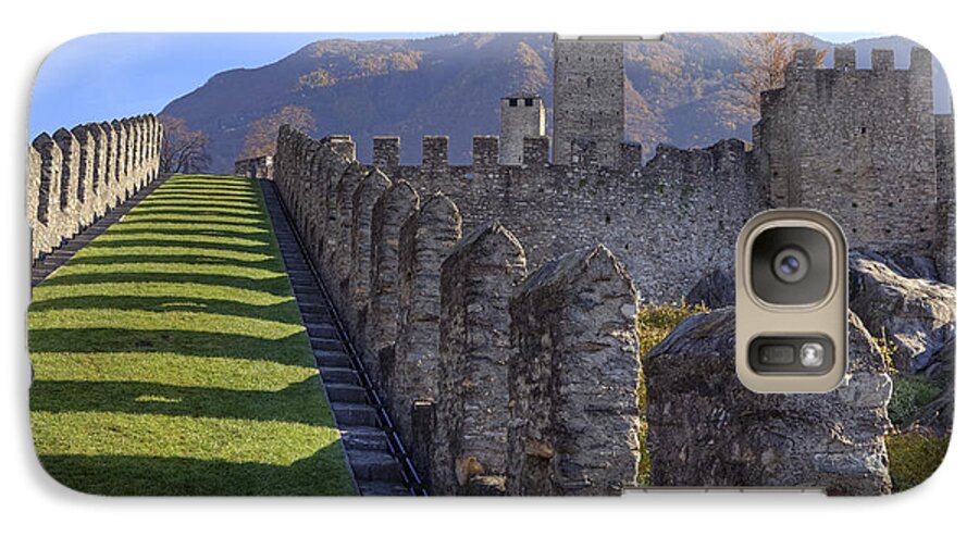 Castelgrande Galaxy S7 Case featuring the photograph Bellinzona - Castelgrande by Joana Kruse