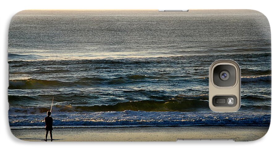 Fishing Galaxy S7 Case featuring the photograph Big Ocean by Eric Tressler