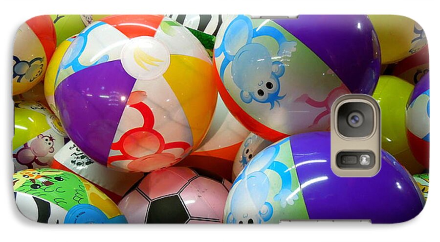 Ball Galaxy S7 Case featuring the photograph Colorful Balls by Renee Trenholm