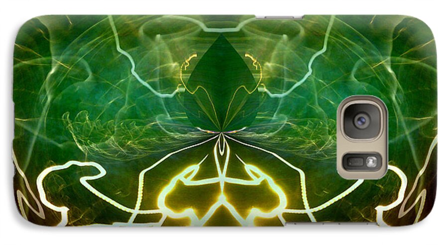 Electric Galaxy S7 Case featuring the digital art Electric Storm by Ginny Schmidt