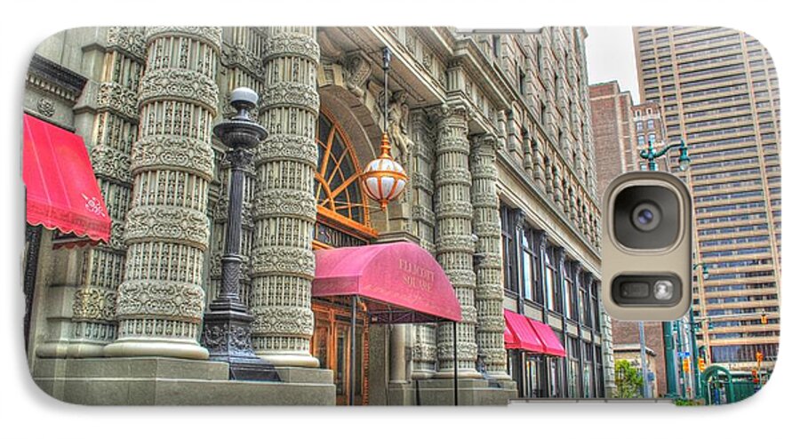  Galaxy S7 Case featuring the photograph Ellicott Square Building and HSBC by Michael Frank Jr