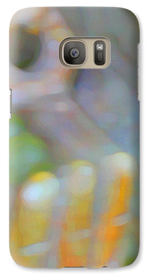 Abstract Galaxy S7 Case featuring the digital art Fearlessness by Richard Laeton