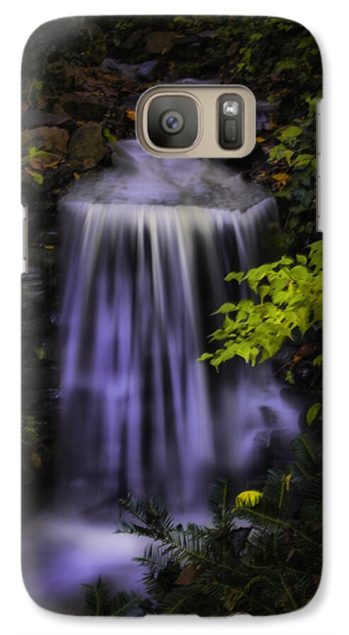 Clemson University Galaxy S7 Case featuring the photograph Garden Falls by Lynne Jenkins