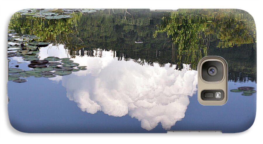 Clouds Reflecting Galaxy S7 Case featuring the photograph Lake Reflection by Kay Lovingood