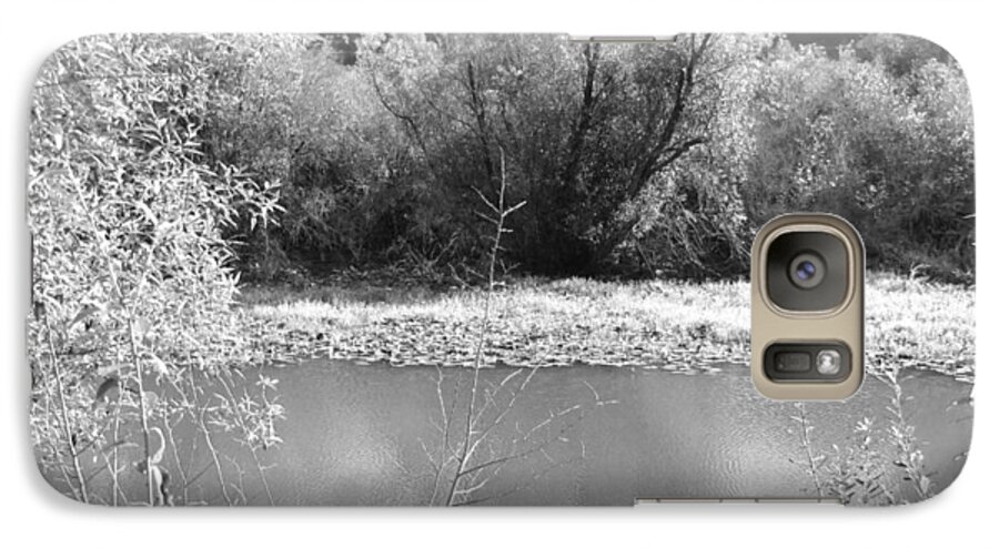 Lake Galaxy S7 Case featuring the photograph Lakeside Mountain View by Kathleen Grace