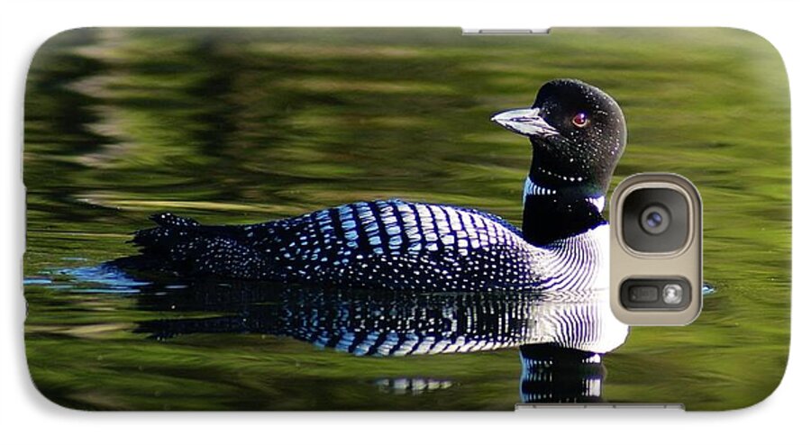 Loon Galaxy S7 Case featuring the photograph Loon 4 by Steven Clipperton