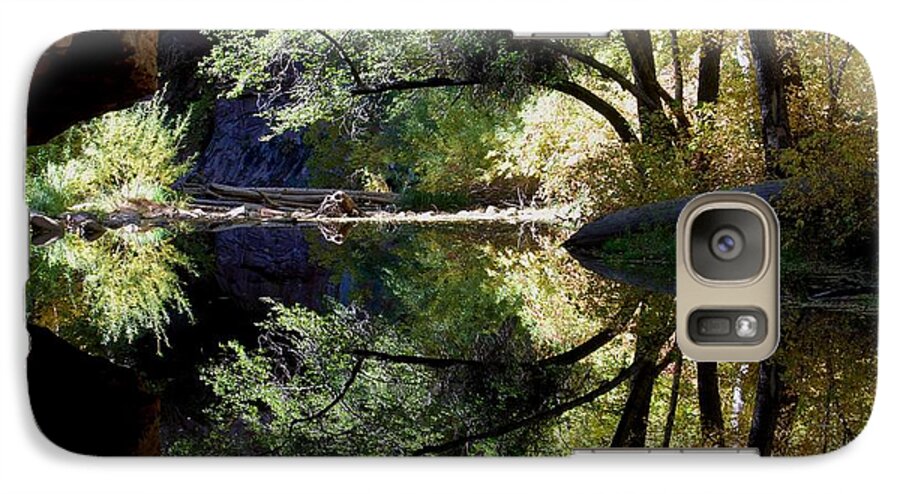 Reflection Galaxy S7 Case featuring the photograph Mirror Reflection by Tam Ryan