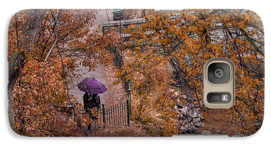 Autumn Galaxy S7 Case featuring the photograph Alone Together by Tom Gort