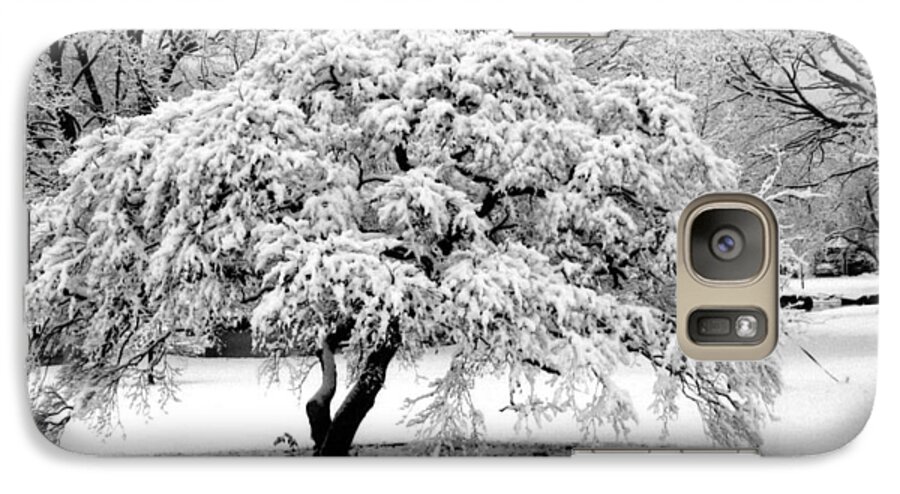 Snow Galaxy S7 Case featuring the photograph Snow in Connecticut by John Scates