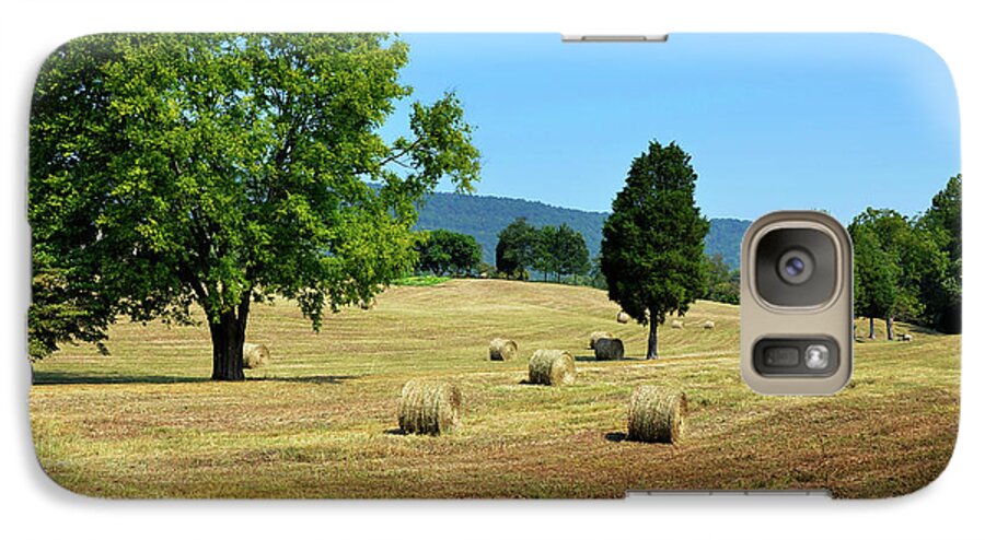 Fields Galaxy S7 Case featuring the photograph Summer Field by Paul Mashburn