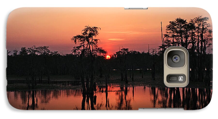 Swamp Sunset Photography Galaxy S7 Case featuring the photograph Swamp Sunset by Luana K Perez