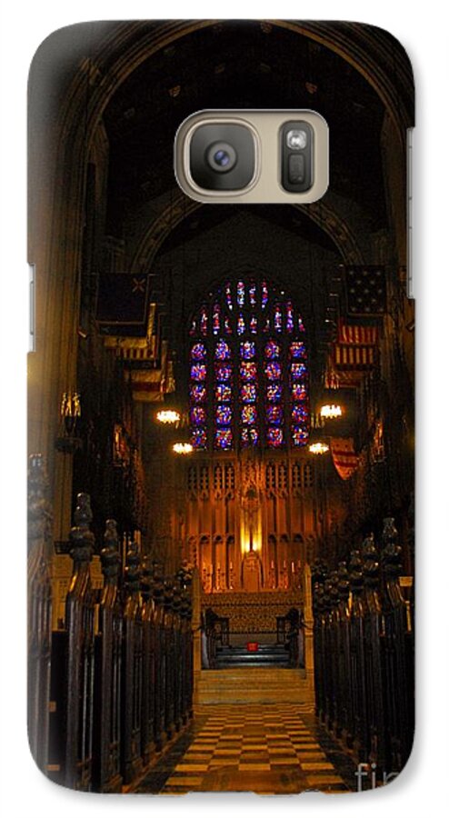 Chapel Galaxy S7 Case featuring the photograph The Chapel at Valley Forge Park by Cindy Manero
