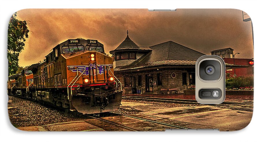 Trains Galaxy S7 Case featuring the photograph The Five-Fifteen by William Fields