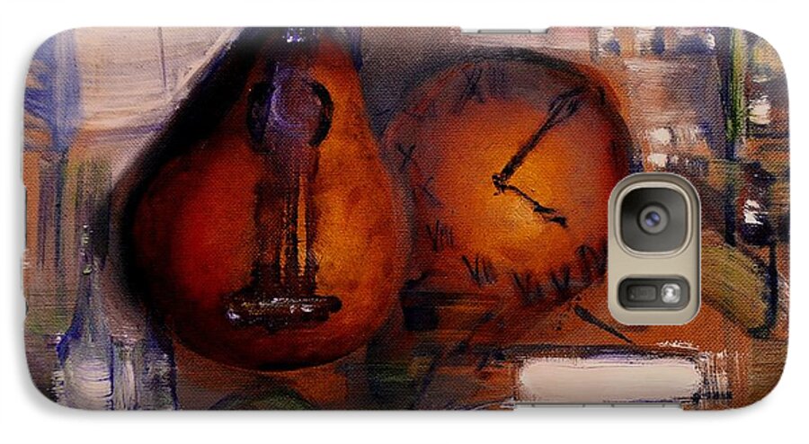 Stil Life Galaxy S7 Case featuring the painting The Mandolin by Evelina Popilian