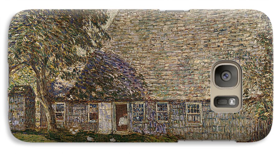 The Old Mulford House Galaxy S7 Case featuring the painting The Old Mulford House by Childe Hassam