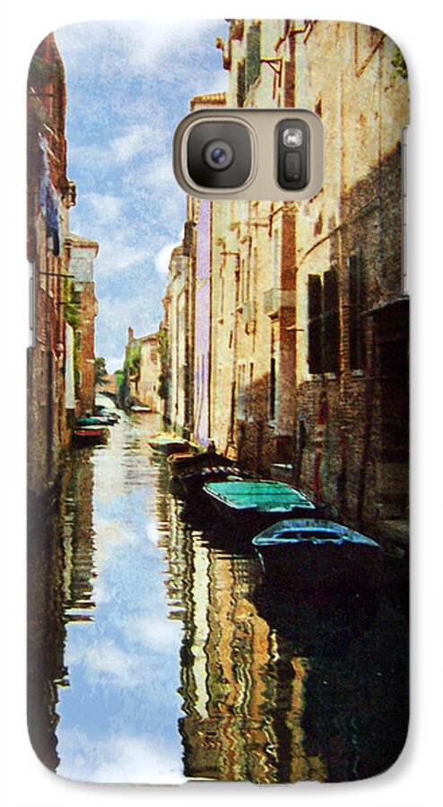 Venice Galaxy S7 Case featuring the photograph Venice Canal by Deborah Smith