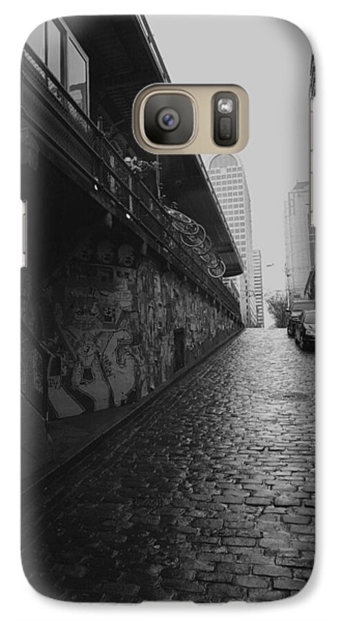 Seattle Galaxy S7 Case featuring the photograph Wet cobbles by Mitch Shindelbower