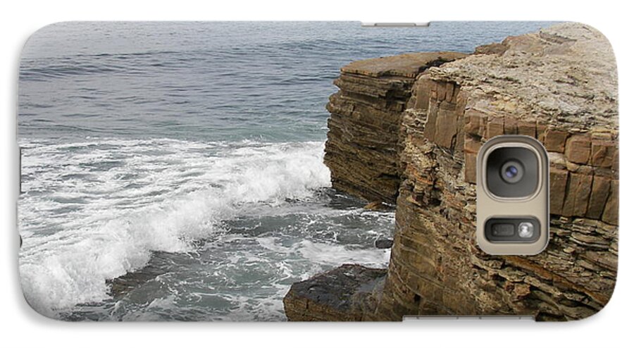 Seascape Galaxy S7 Case featuring the photograph California Seascape #1 by Carol Bradley
