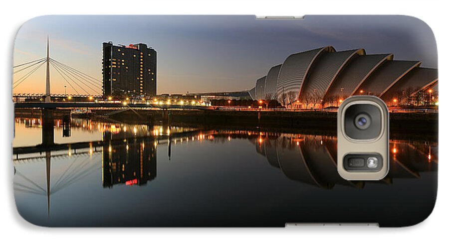 Glasgow Galaxy S7 Case featuring the photograph Clydeside Reflections #1 by Grant Glendinning
