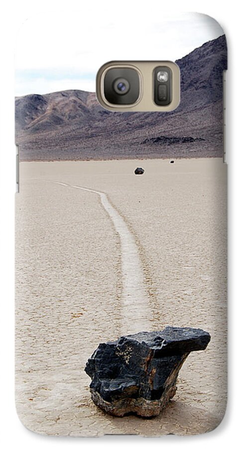 Death Valley Galaxy S7 Case featuring the photograph Death Valley Racetrack #1 by Breck Bartholomew