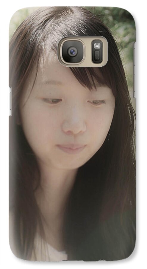 Girl.woman.lady Galaxy S7 Case featuring the photograph Lost In Thought #1 by Tim Ernst