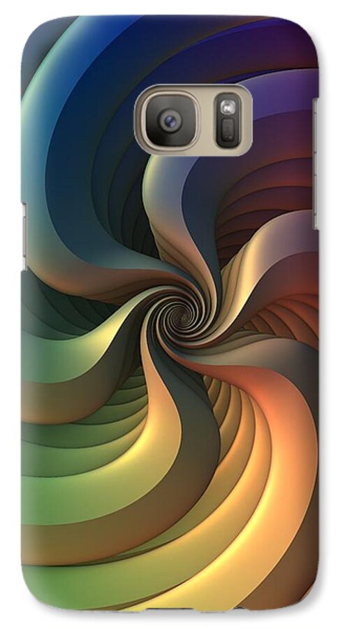 Spiral Galaxy S7 Case featuring the digital art Maelstrom #2 by Lyle Hatch