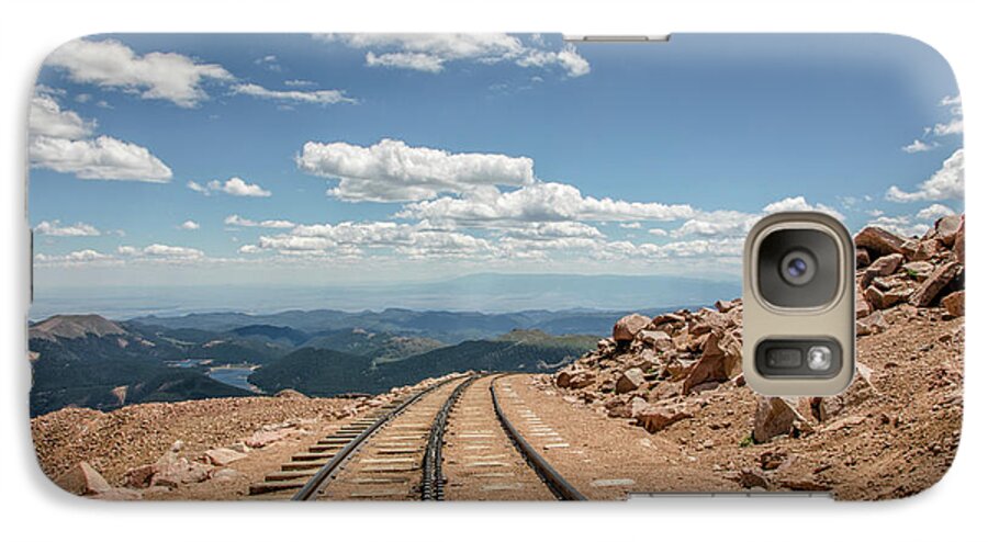 Architecture Galaxy S7 Case featuring the photograph Pikes Peak Cog Railway Track at 14,110 Feet #1 by Peter Ciro