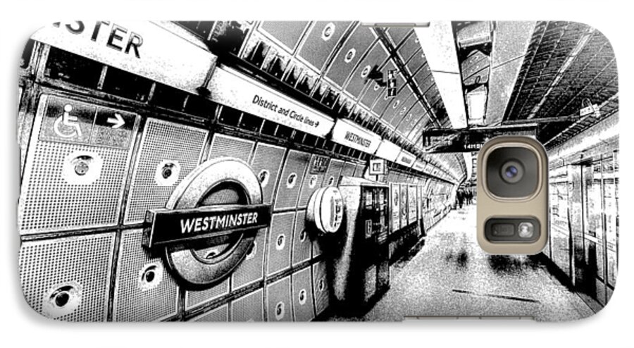 Tube Galaxy S7 Case featuring the photograph Underground London Art #1 by David Pyatt