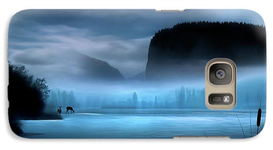 Vaseux Lake Galaxy S7 Case featuring the photograph While You Were Sleeping #1 by John Poon