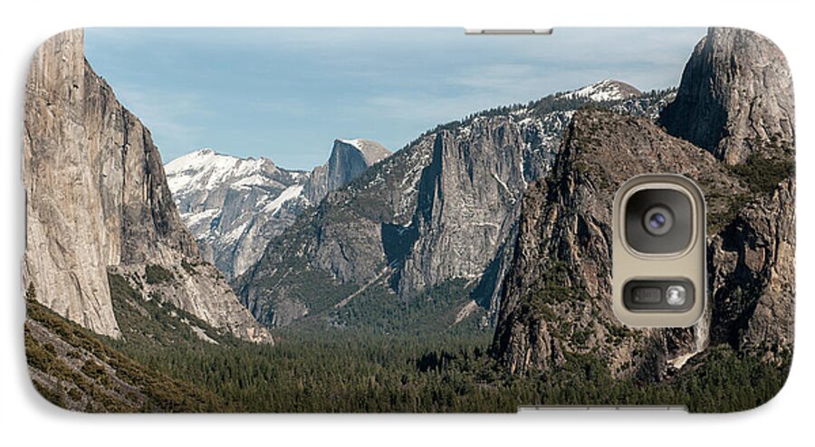 Landscape Galaxy S7 Case featuring the photograph Yosemite Valley Afternoon #1 by Sandra Bronstein