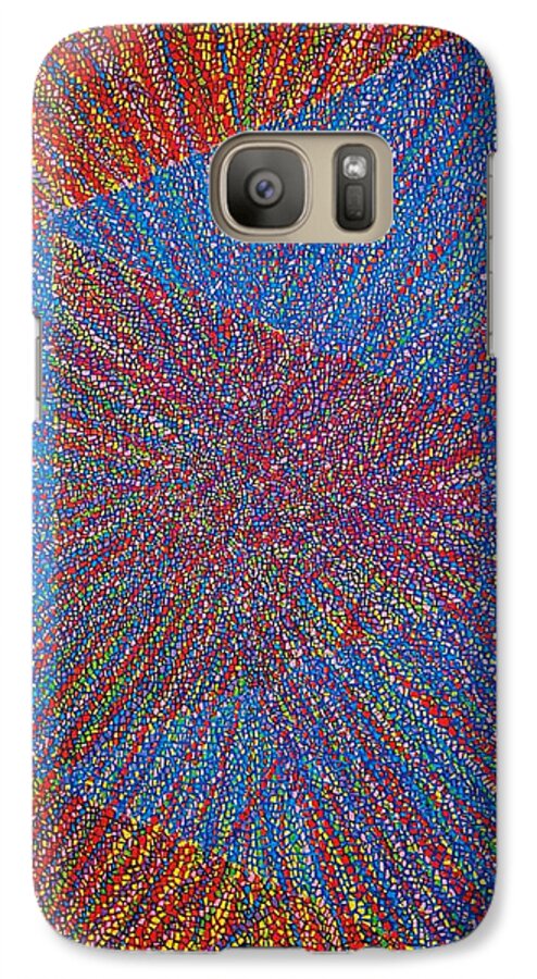 Inspirational Galaxy S7 Case featuring the painting Mobius Band #13 by Kyung Hee Hogg