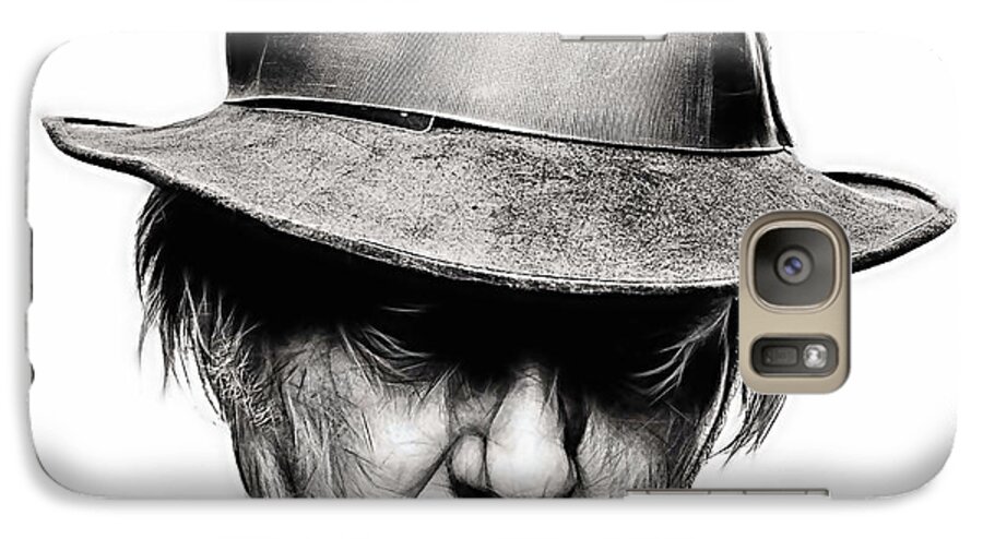 Neil Young Galaxy S7 Case featuring the mixed media Neil Young Collection #14 by Marvin Blaine