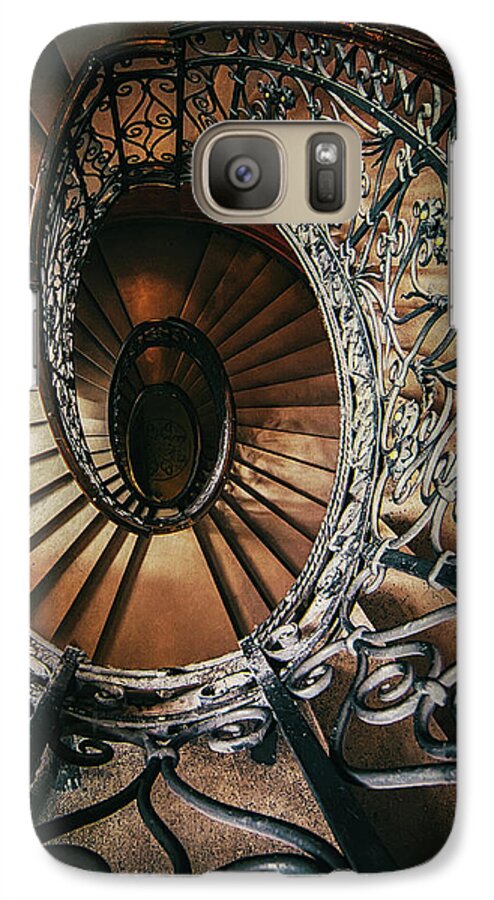 Staircase Galaxy S7 Case featuring the photograph Ornamented spiral staircase #2 by Jaroslaw Blaminsky