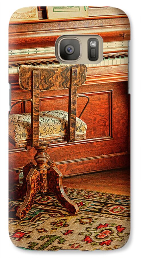 Piano Galaxy S7 Case featuring the photograph Vintage Piano #2 by Jill Battaglia
