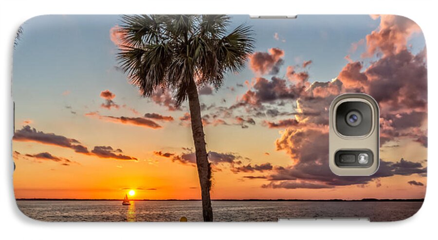 Christopher Holmes Photography Galaxy S7 Case featuring the photograph Sunset Over Lake Eustis #1 by Christopher Holmes