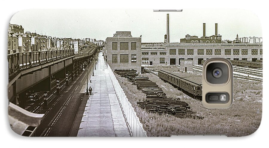207th Street Galaxy S7 Case featuring the photograph 207th Street Subway Yards by Cole Thompson