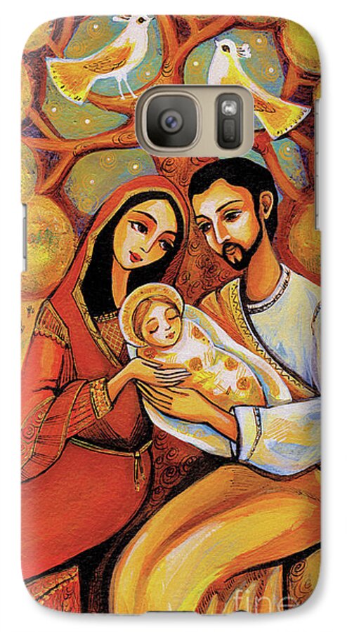 Holy Family Galaxy S7 Case featuring the painting Tree of Life #1 by Eva Campbell