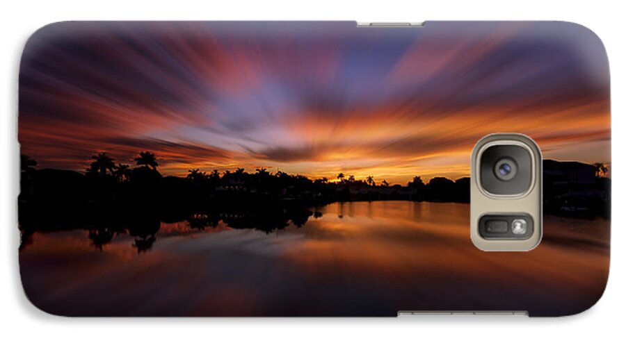 Naples Galaxy S7 Case featuring the photograph Sunrise at Naples, Florida #7 by Peter Lakomy