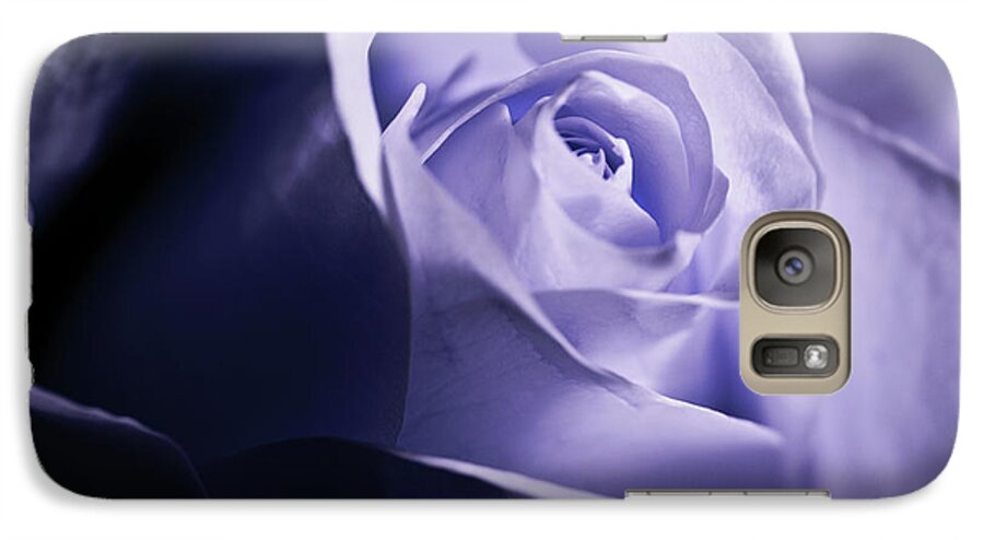 White Rose Galaxy S7 Case featuring the photograph A Beautiful purple rose by Micah May