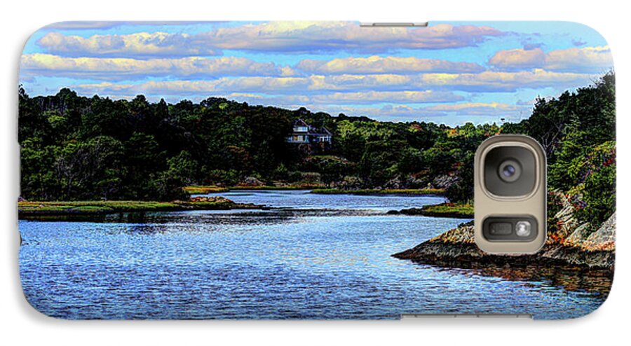 Usa Galaxy S7 Case featuring the photograph A water View Newport RI by Tom Prendergast