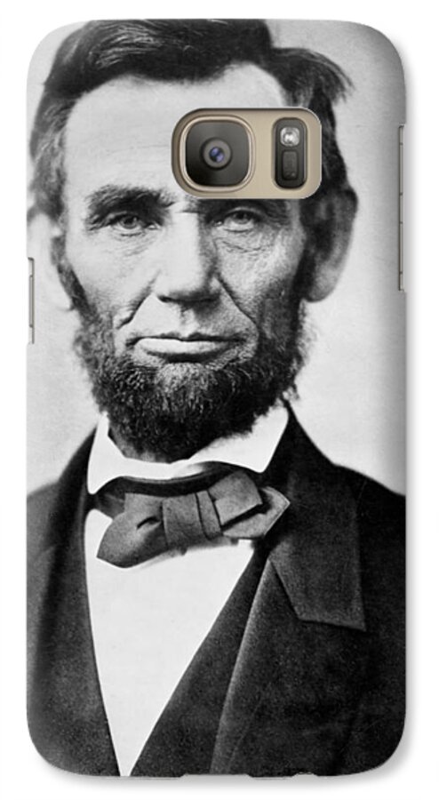 abraham Lincoln Galaxy S7 Case featuring the photograph Abraham Lincoln - portrait by International Images
