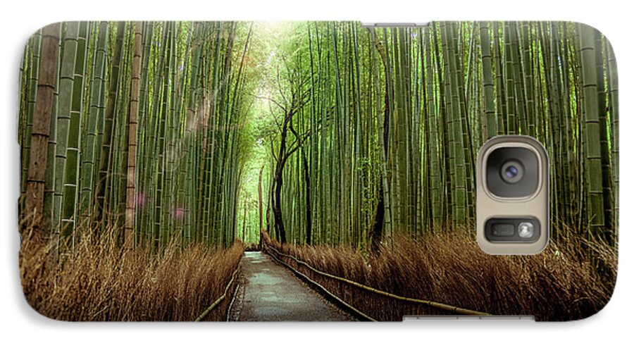 Bamboo Galaxy S7 Case featuring the photograph Afternoon in the Bamboo by Rikk Flohr