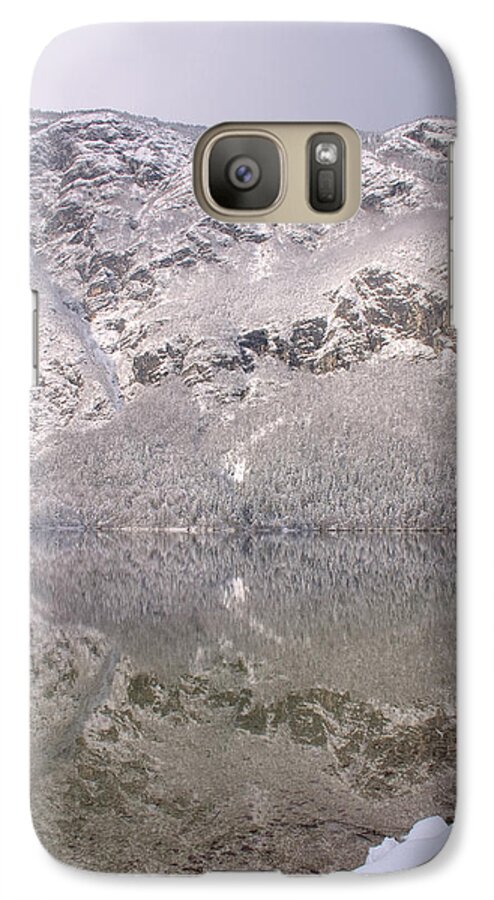 Winter Galaxy S7 Case featuring the photograph Alpine winter reflections by Ian Middleton