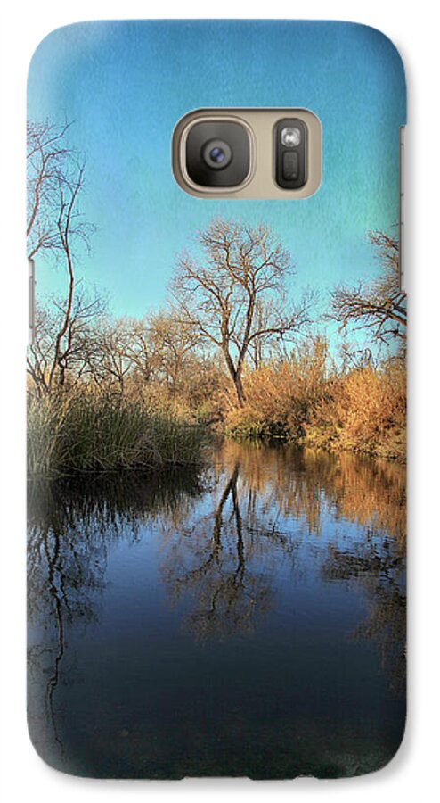 Winter Galaxy S7 Case featuring the photograph As We Taked About the Year by Laurie Search