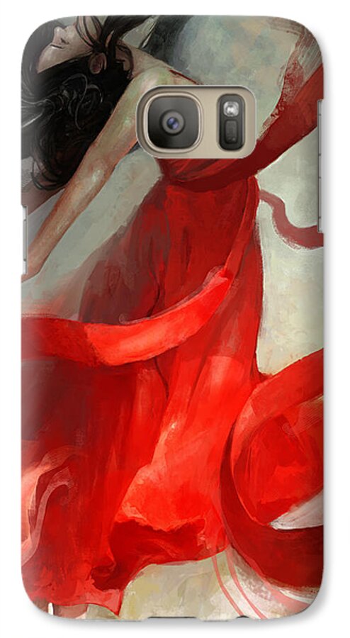 Dancer Galaxy S7 Case featuring the painting Ascension by Steve Goad